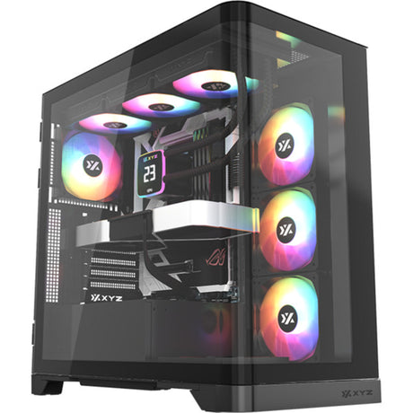 Xyz pc gear aquapulse aio 360 waterkoeling (zwart, argb, pwm)