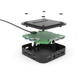 I-tec usb-c hdmi dp docking station with power delivery 65w + universal charger 77 w (zwart)