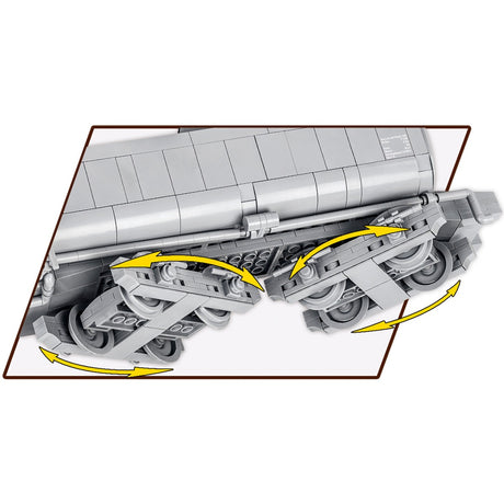 Cobi kriegslokomotive baureihe 52 constructiespeelgoed (schaal 1:35)