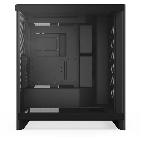 Nzxt h7 flow (2024) midi tower behuizing (zwart | 2x usb-a | 1x usb-c | tempered glass)