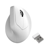 Keychron m5 wireless ergonomic mouse (wit, 100 tot 30.000 dpi, 8000hz, 2,4 ghz bluetooth usb)