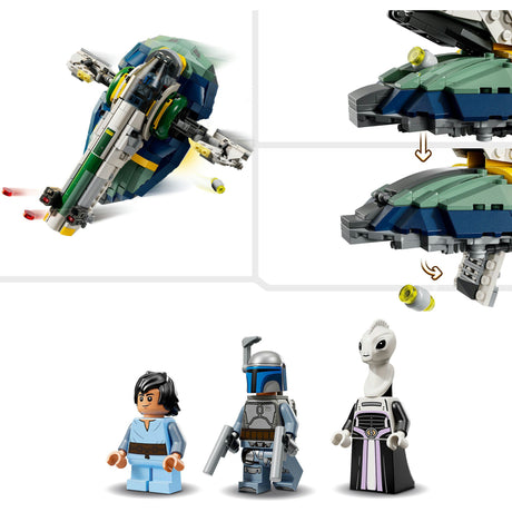Lego ® star wars: attack of the clones™ jango fetts ruimteschip - 75433