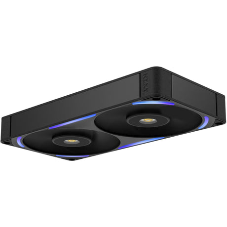 Nzxt f240x rgb case fans (zwart, 2 stuks, 240 x 120 x 30 mm, pwm)