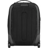 Targus 15.6” ecosmart mobile tech traveler rolling backpack trolley (zwart)