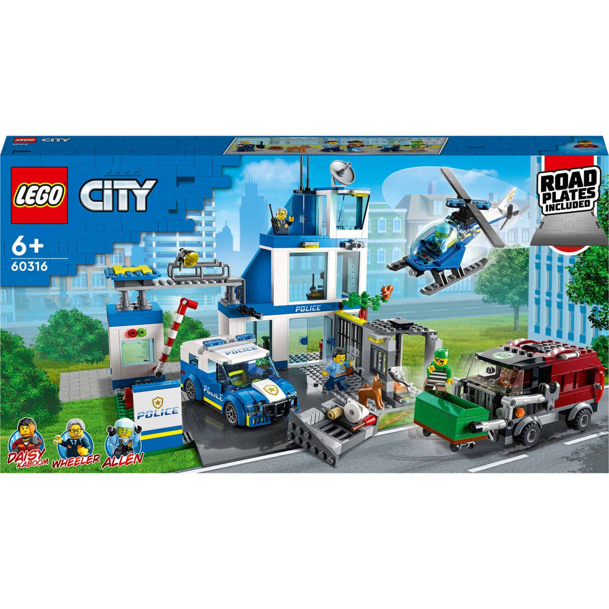 Lego city - politiebureau constructiespeelgoed (60316)