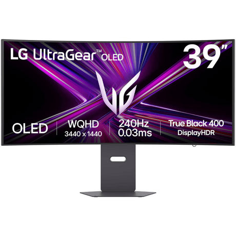 Lg ultragear oled 39gx900a-b 39 curved ultrawide gaming monitor (zwart, 1x displayport, 2x hdmi, 1x usb-c, 2x usb-a, 240 hz)