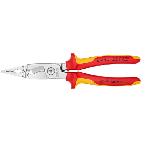 Knipex 1386200 installatietang - elektro - 200mm