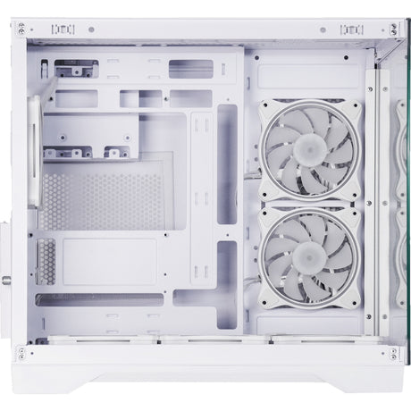 Chieftec visio midi tower behuizing (wit | 2x usb-a | 1x usb-c | rgb | tempered glass)