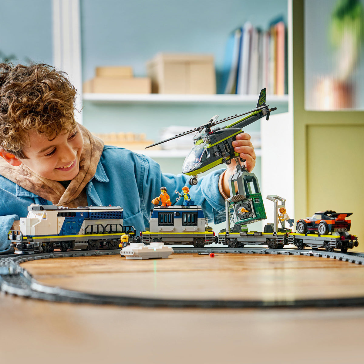 Lego ® city overval op politietrein - speelgoedtreinset - 60508