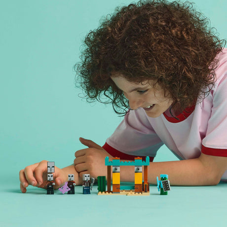 Lego minecraft de illagers in de woestijn gamingset voor kinderen - 21267