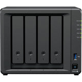 Synology diskstation ds925+ nas (zwart, 2x 2.5gb-lan, 2x usb-a)