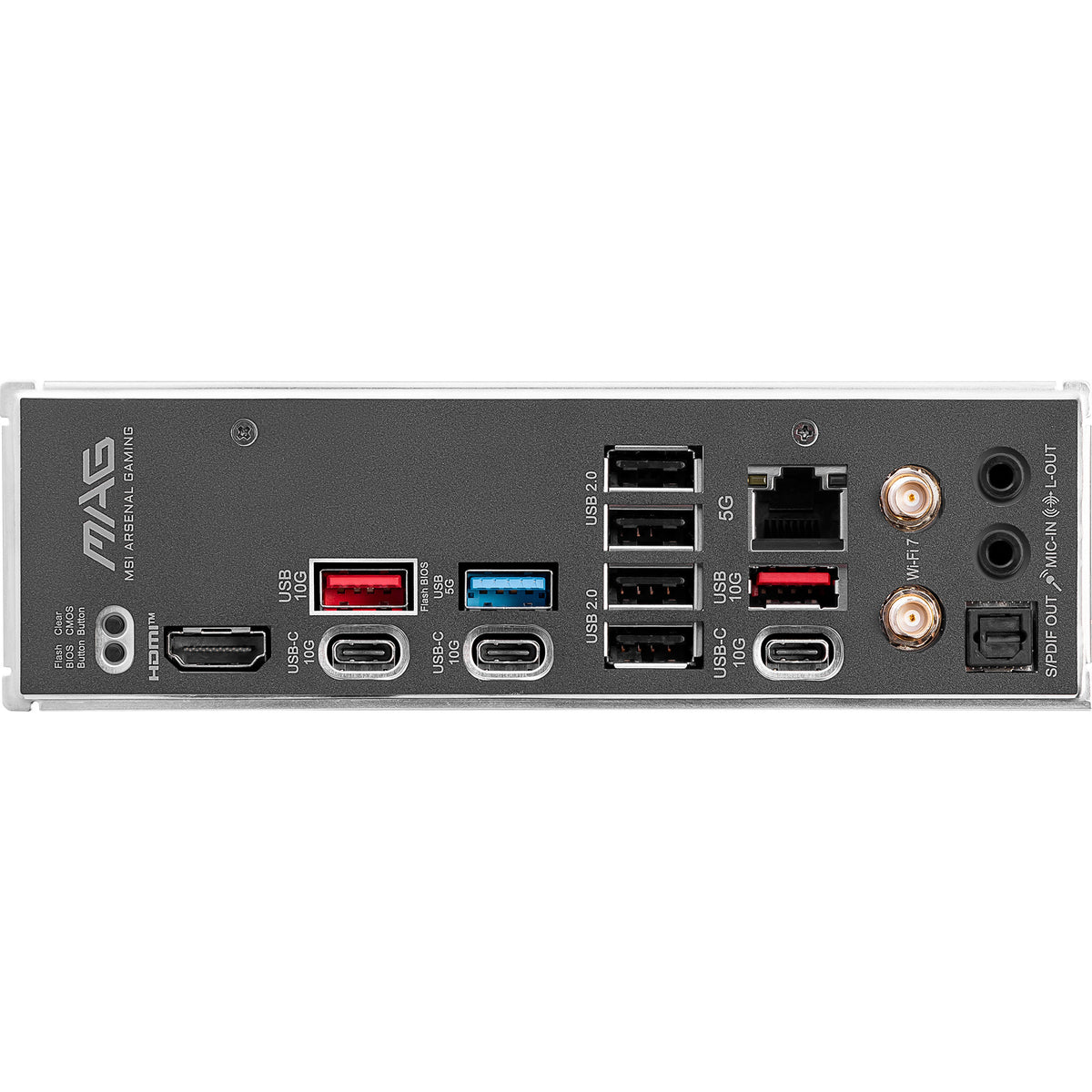 Msi mag b850 tomahawk max wifi socket am5 moederbord (raid, 5gb-lan, wi-fi 7, bt, sound, atx)