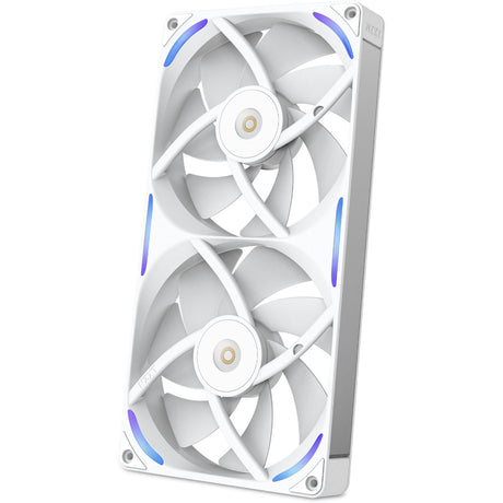 Nzxt performance fan f280x rgb case fans (wit, 2 stuks, 280 x 140 x 30 mm, pwm)