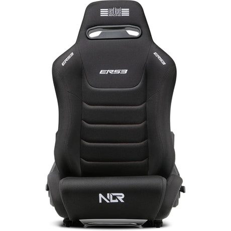 Next level racing ers3 elite reclining seat - fabric simaero mesh edition racestoel (zwart)