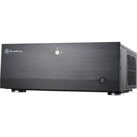 Silverstone sst-gd07b-c htpc behuizing (zwart | 1x usb-a | 1x usb-c)