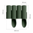Cellfast tuinpalisade 4 el. 2,3 mb groene doos