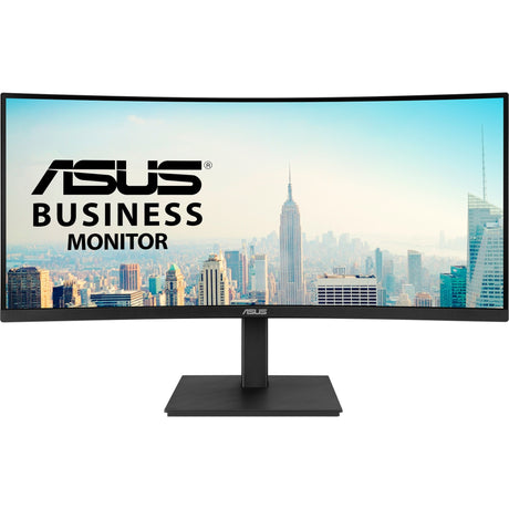 Asus va34vcpsr 34 curved ultrawide monitor (zwart, 1x displayport, 1x hdmi, 1x usb-c, 3x usb-a, 1x rj-45)