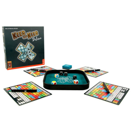 999games 999 games keer op keer deluxe dobbelspel (nederlands, 1 - 6 spelers, 20 minuten, vanaf 8 jaar)