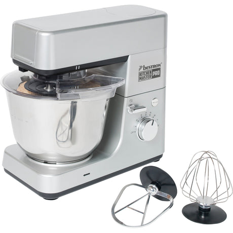Bestron akm1600s 4-in-1 keukenmachine kitchen master pro (zilver)