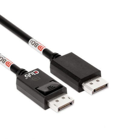 Club 3d gecertificeerde displayport 2.1 kabel (zwart, 1,6 meter, 10k)