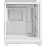 Fractal design meshify 3 rgb midi tower behuizing (wit | 2x usb-a | 1x usb-c | rgb | tempered glass)