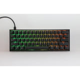 Ducky one 2 pro mini classic rgb mechanisch gaming toetsenbord (zwart, us lay-out (qwerty), cherry mx silent red, 60%, rgb led, double-shot pbt, quack mechanics)