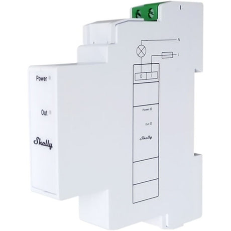 Shelly -add-on voor pro 3em voor smart home-systemen met uitbreiding.