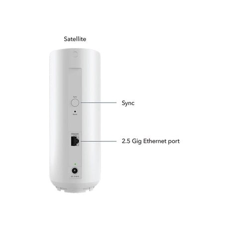 Netgear orbi 370 wifi mesh systeem, dual-band wifi 7-mesh systeem, 2 stuks mesh router (wit, 1x orbi wifi 7-router (rbe371), 1x orbi wifi 7-satelliet (rbe370))
