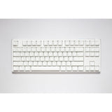 Ducky one 3 classic pure white tkl rgb mechanisch toetsenbord (wit, us lay-out (qwerty), cherry mx silent red, 80% (tkl), rgb leds, double-shot pbt, hot-swappable, quack mechanics)