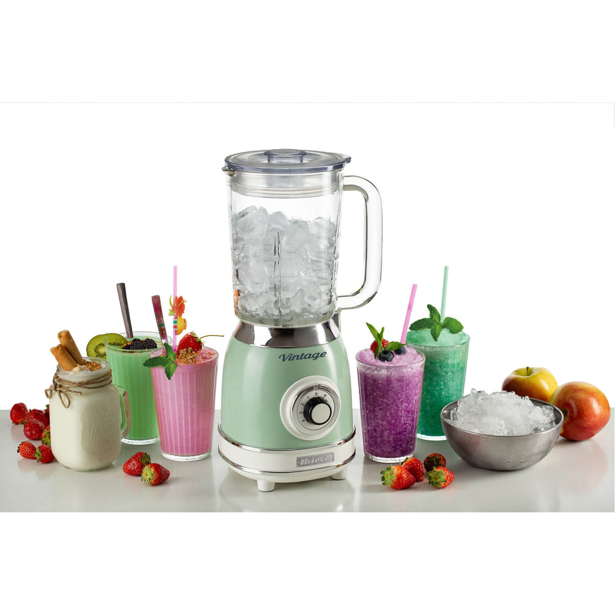 Ariete vintage blender 0583 04 (groen, 1000 watt, 1,5 liter)