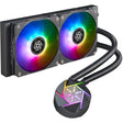 Silverstone vida 240 slim waterkoeling (zwart)