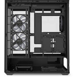 Sharkoon sk6 argb midi tower behuizing (zwart | 2x usb-a | rgb | tempered glass)