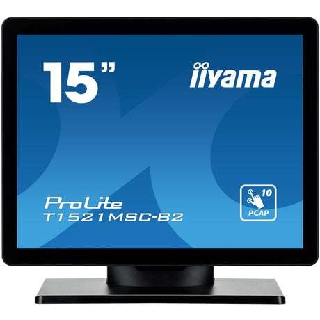 Iiyama prolite t1521msc-b2 15 touchscreen monitor (zwart, 1x hdmi, 1x vga)