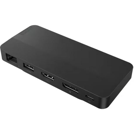 Lenovo usb-c-travel dock voor 2 schermen (met adapter) dockingstation (zwart)