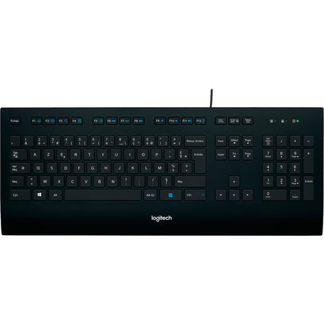 Logitech k280e toetsenbord (zwart, eu lay-out (qwerty), rubberdome)