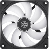 Silverstone shark force 120 argb case fan (zwart, 120 x 120 x 25 mm, pwm)