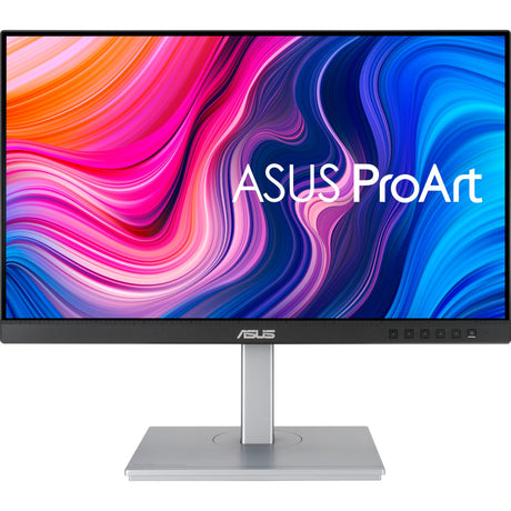 Asus proart display pa247cv 24 monitor (zwart zilver, 1x displayport, 1x hdmi, 1x usb-c, 4x usb-a)
