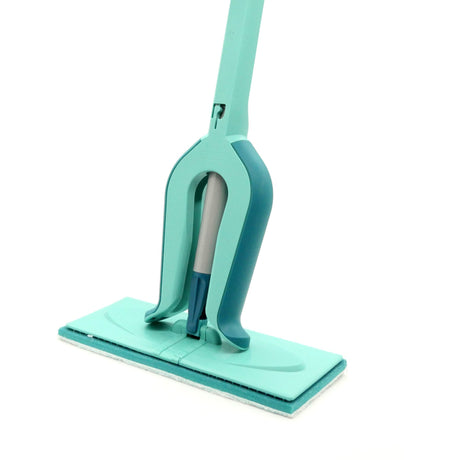 Leifheit picobello vloerwisser s micro duo met steel - 27 cm wisbreedte - turqouise - grijs