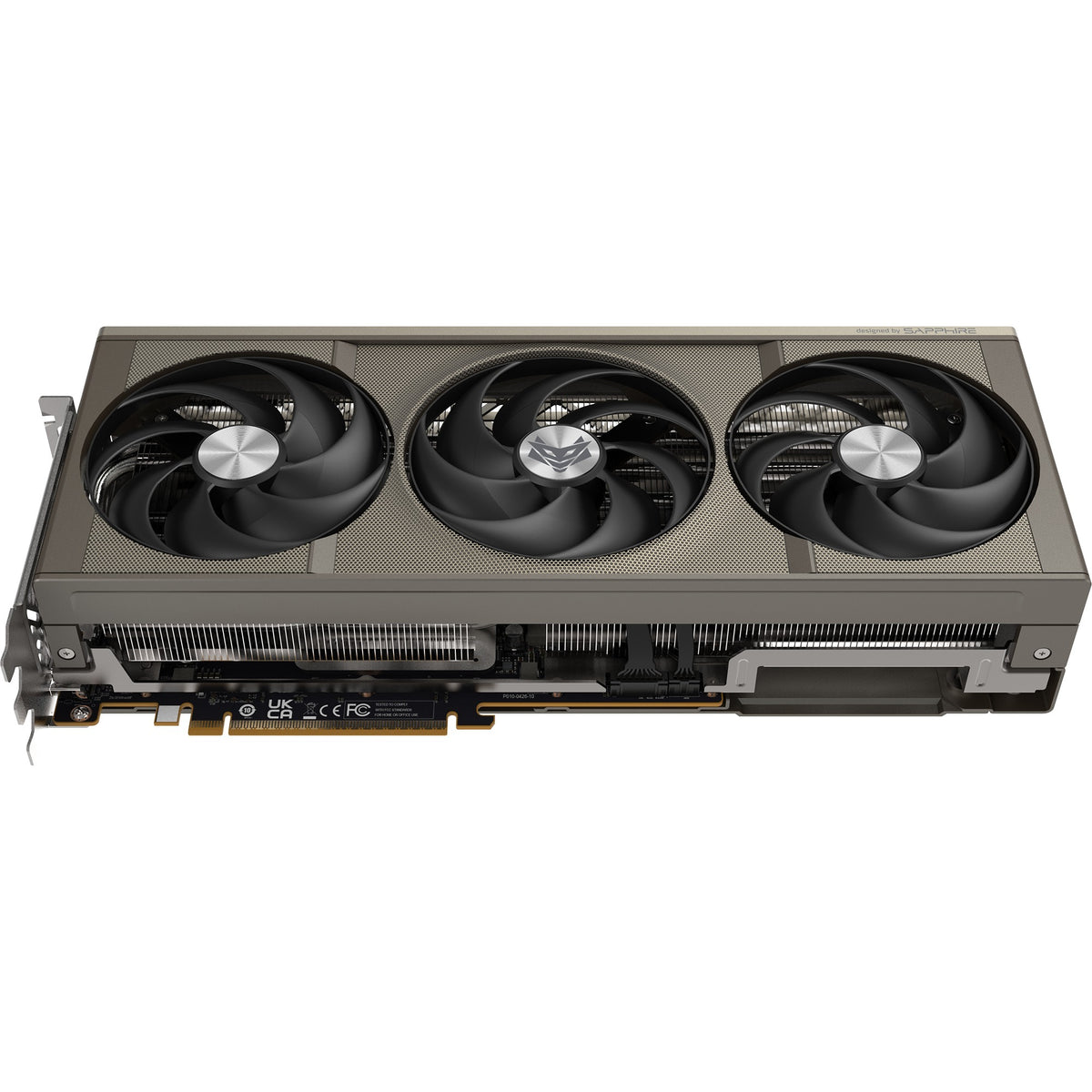 Sapphire radeon rx 9070 nitro+ gaming oc grafische kaart (grijs, 2x displayport, 2x hdmi, rdna4)