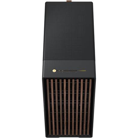 Fractal design north xl midi tower behuizing (zwart houtkleur | 2x usb-a | 1x usb-c)