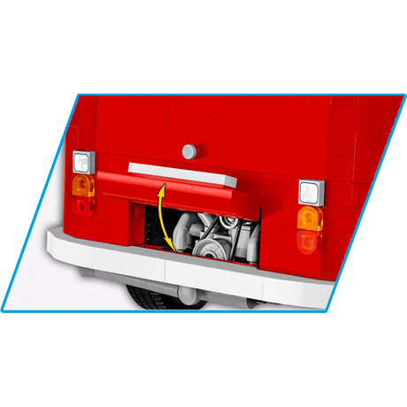 Cobi volkswagen t2a camper van - executive edition constructiespeelgoed (schaal 1:12)