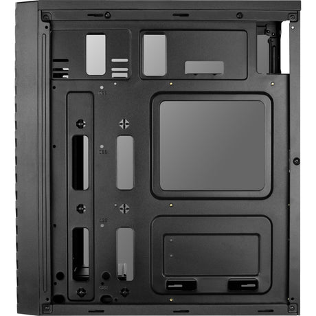 Aerocool streak midi tower behuizing (zwart | 3x usb-a | rgb | window)