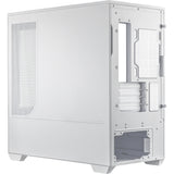 Asus prime ap202 midi tower behuizing (wit | 2x usb-a | 1x usb-c | rgb | tempered glass)
