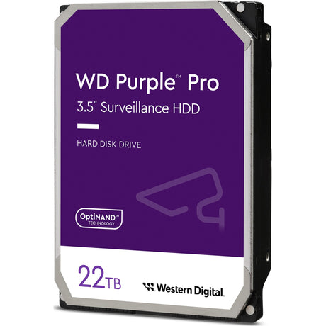 Wd purple pro 22 tb harde schijf (221purp, sata 600, af, 24 7)