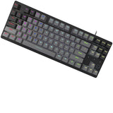 Lorgar azar 514tkl rgb mechanisch gaming toetsenbord (zwart, us lay-out (qwerty), logar dream, 80% (tkl), rgb)