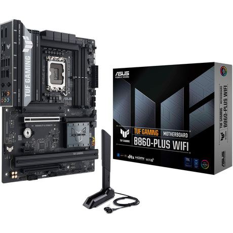 Asus tuf gaming b860-plus wifi socket 1851 moederbord (2.5 gb-lan, wi-fi 7, bt, sound, atx)
