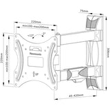 Neomounts wl40-550bl12 tv wandsteun wandmontage (zwart)