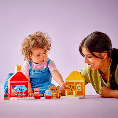 Lego duplo - dagelijkse gewoontes - eten en slapen constructiespeelgoed (10414)