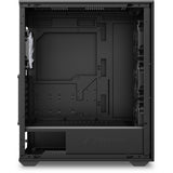 Sharkoon vk4 rainbow midi tower behuizing (zwart | 2x usb-a | rgb | tempered glass)