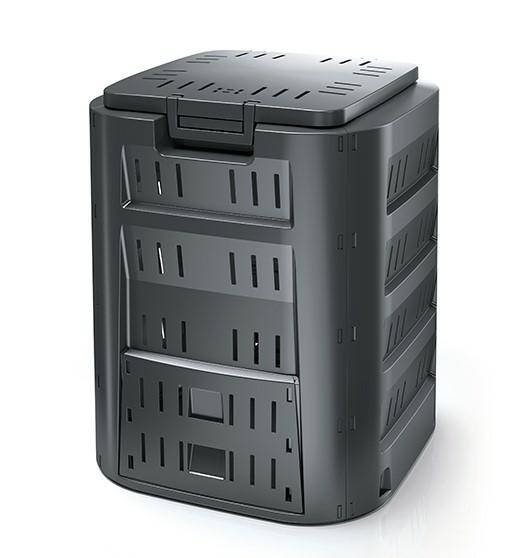 Prosperplast composter 220l zwart compogroen houtig